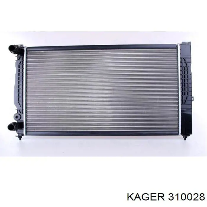 310028 Kager радиатор