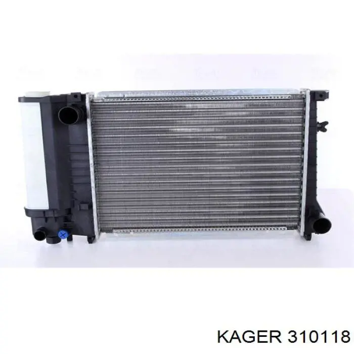 310118 Kager радиатор