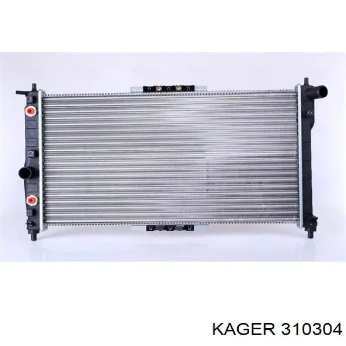 310304 Kager радиатор