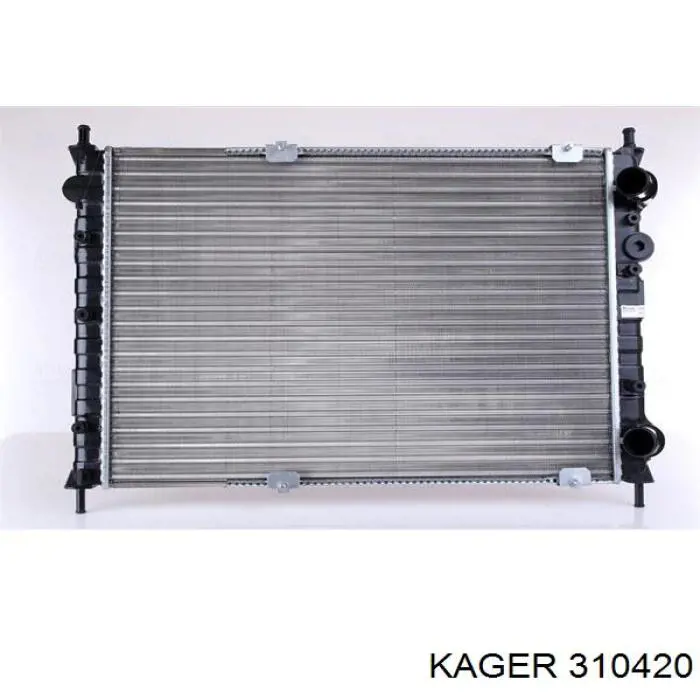 310420 Kager радиатор