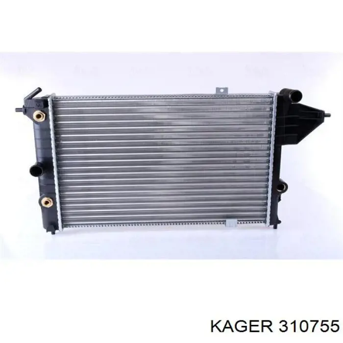 310755 Kager радиатор