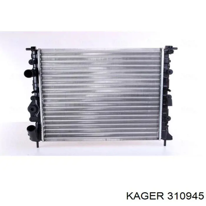 310945 Kager радиатор