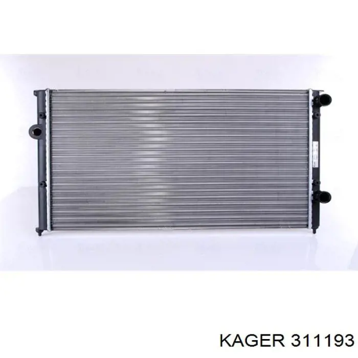 311193 Kager радиатор