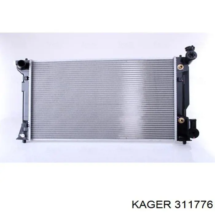 311776 Kager радиатор
