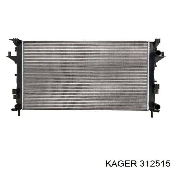 312515 Kager радиатор