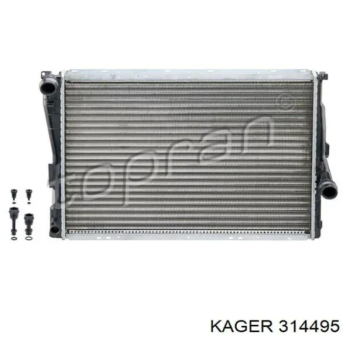 314495 Kager радиатор