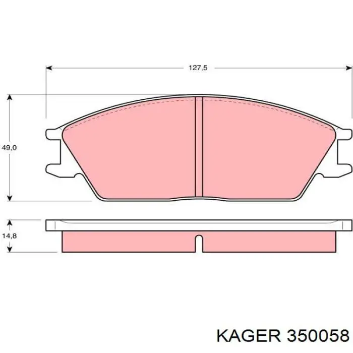 Передние тормозные колодки D160008 Dainton