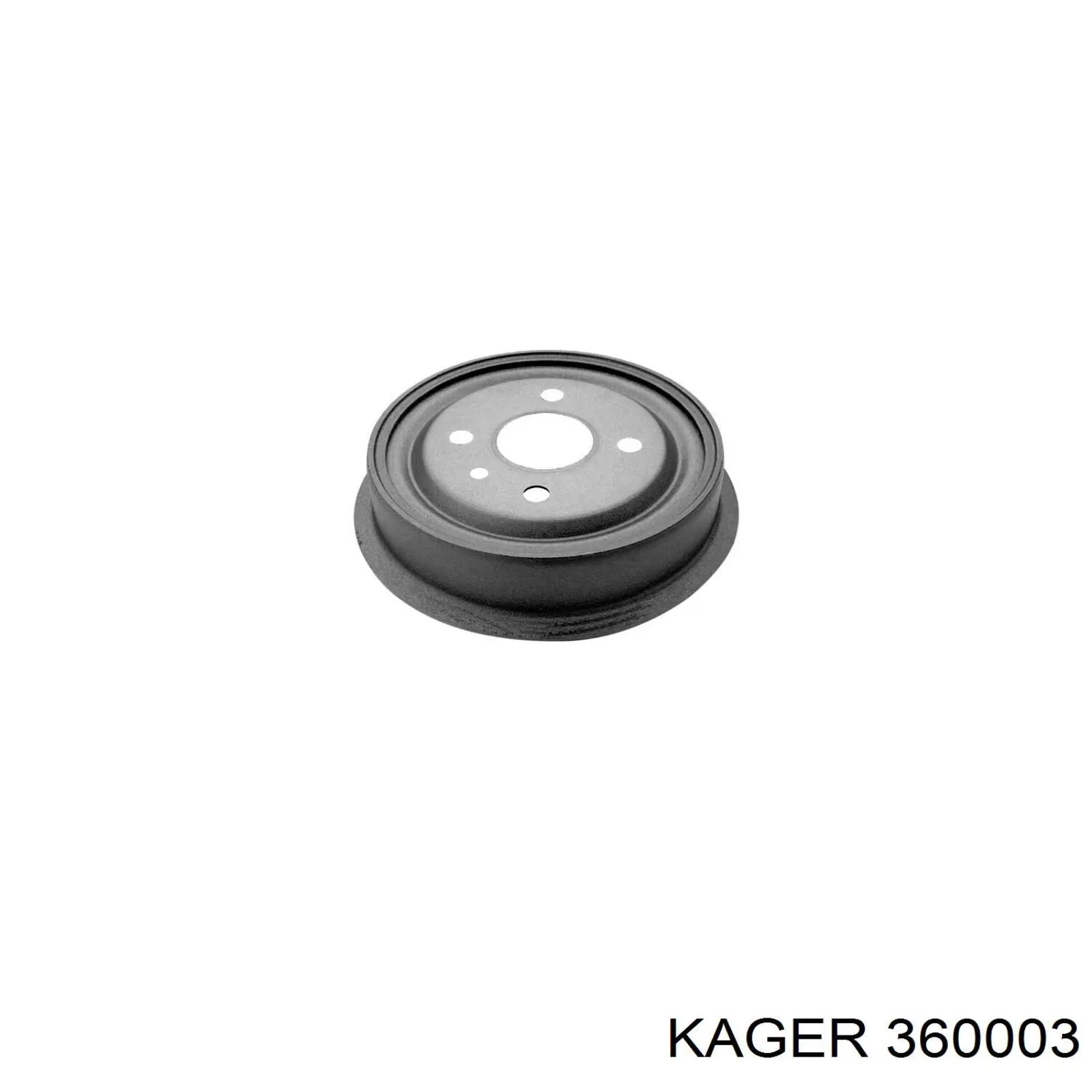 360003 Kager барабан тормозной задний