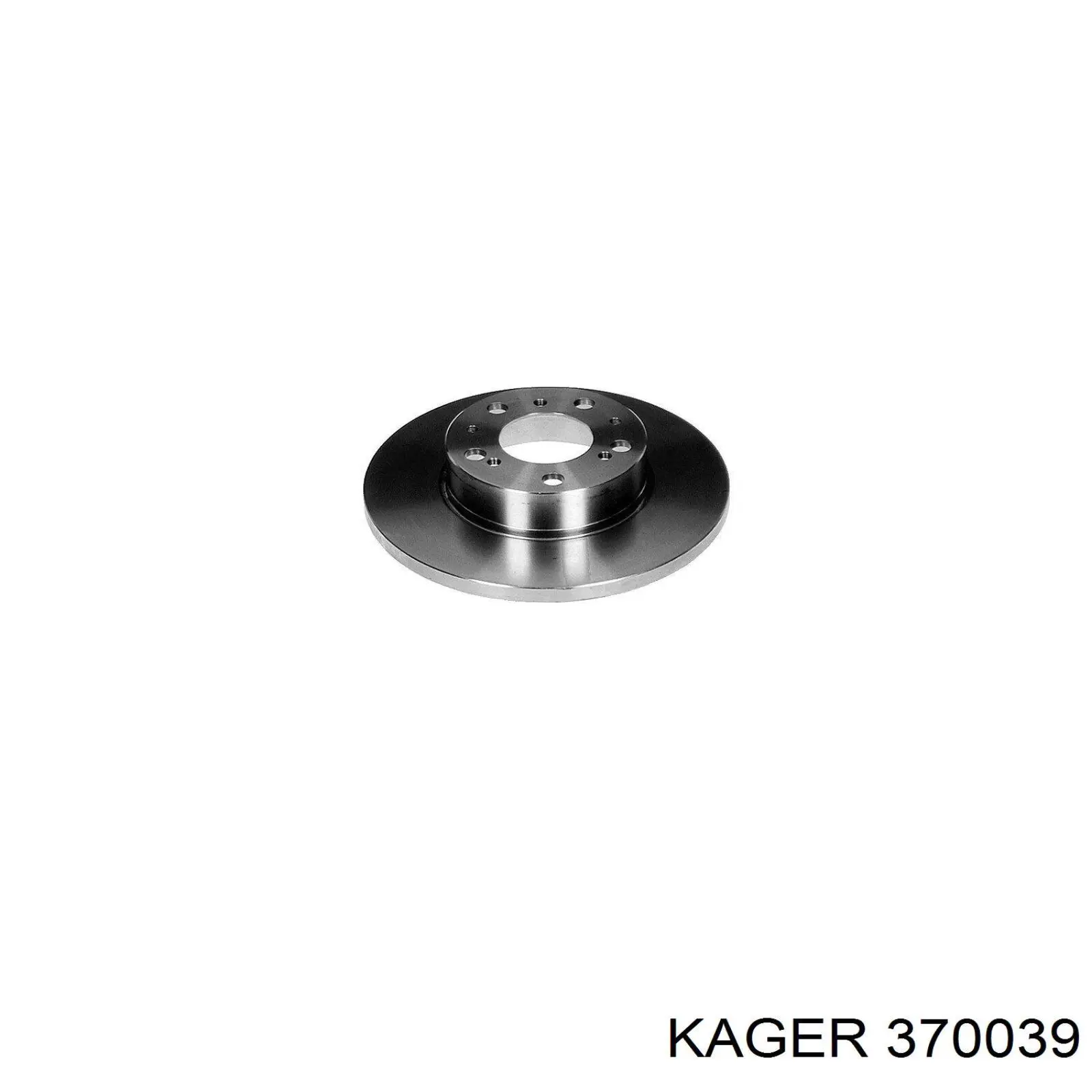 370039 Kager диск тормозной передний