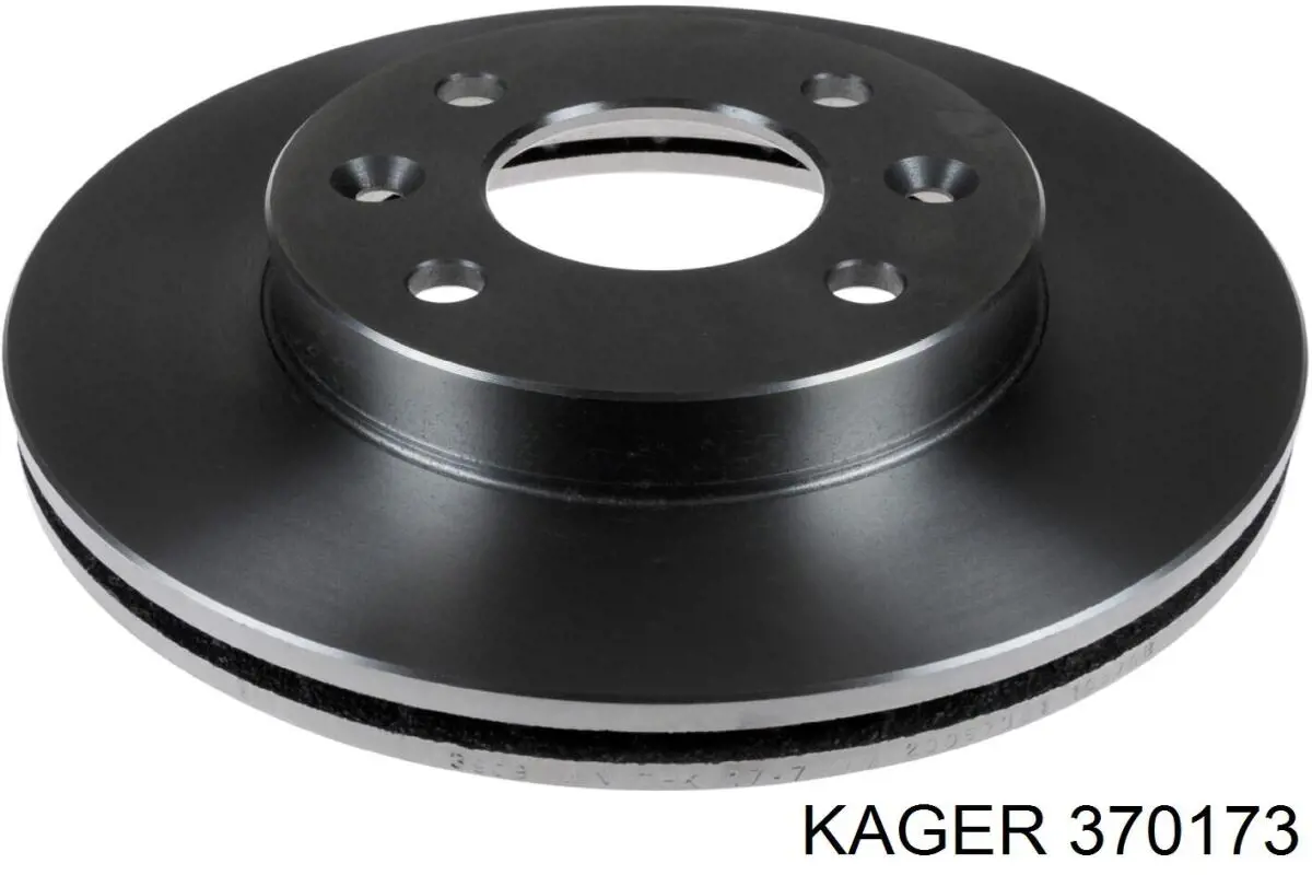 370173 Kager диск тормозной передний