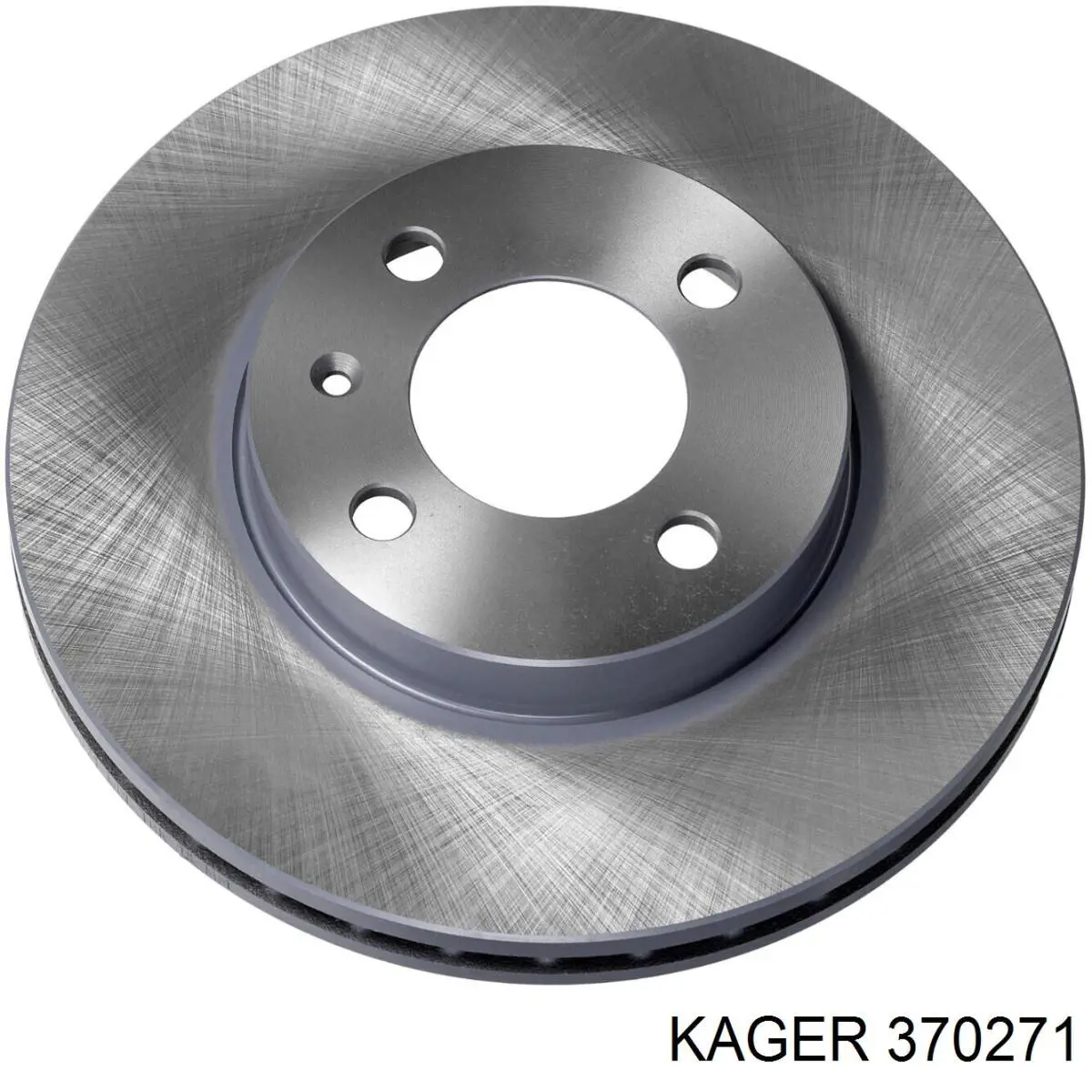 370271 Kager диск тормозной передний