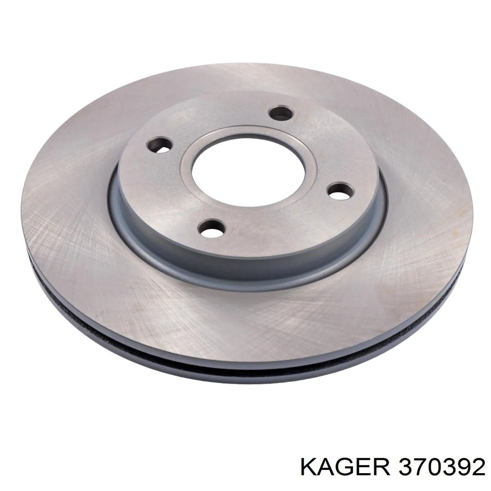 370392 Kager диск тормозной передний