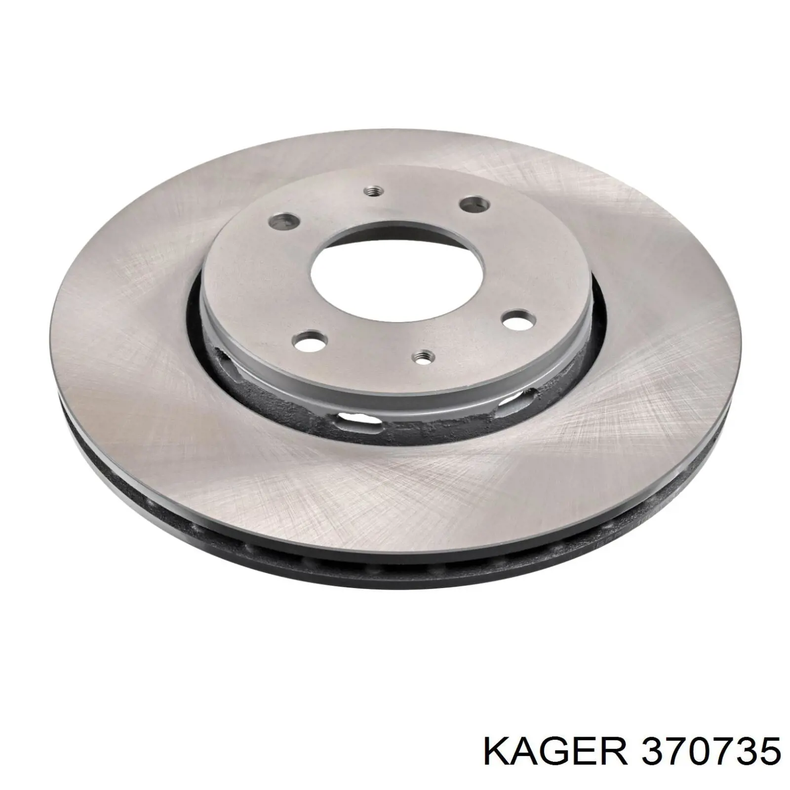 370735 Kager диск тормозной передний