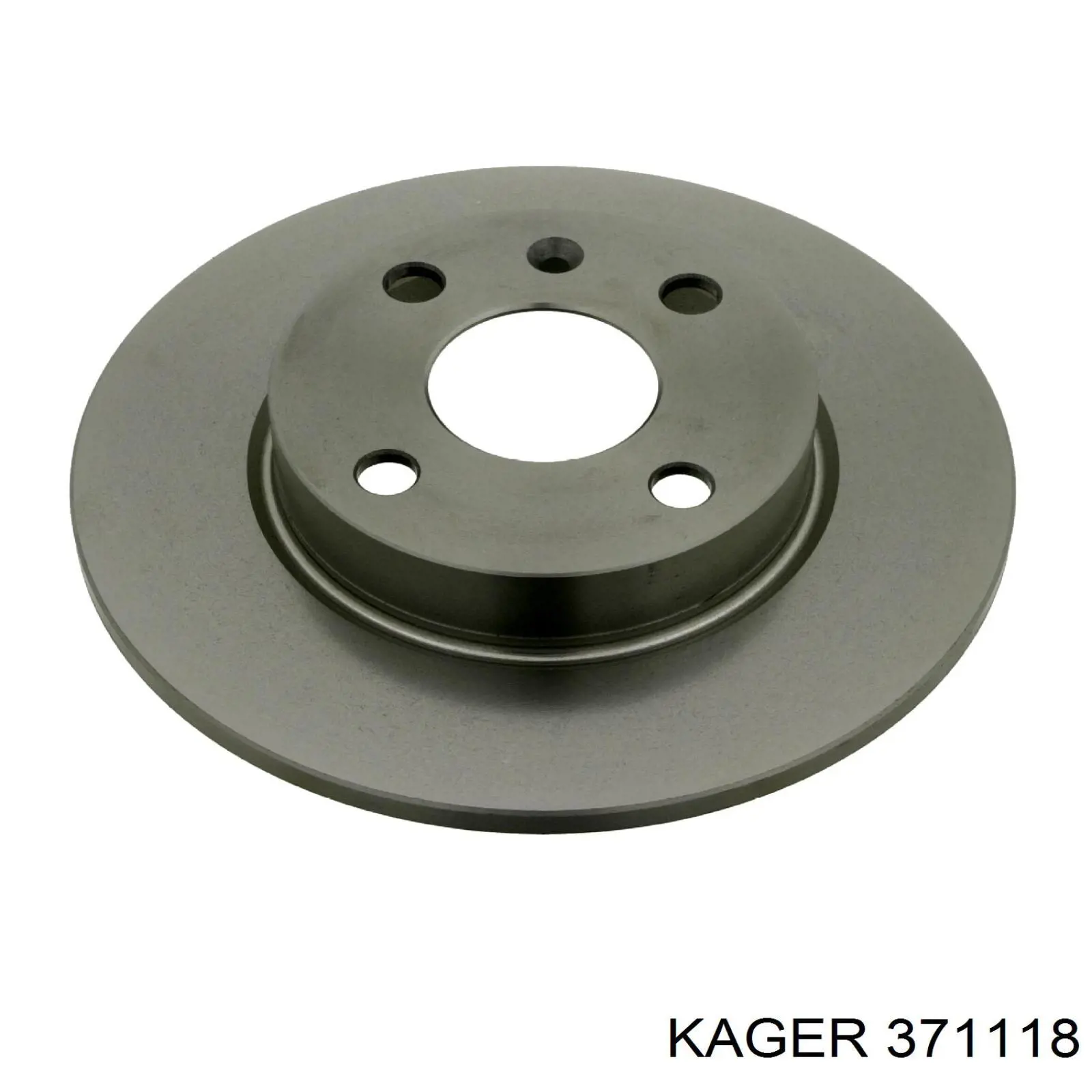 371118 Kager диск тормозной задний