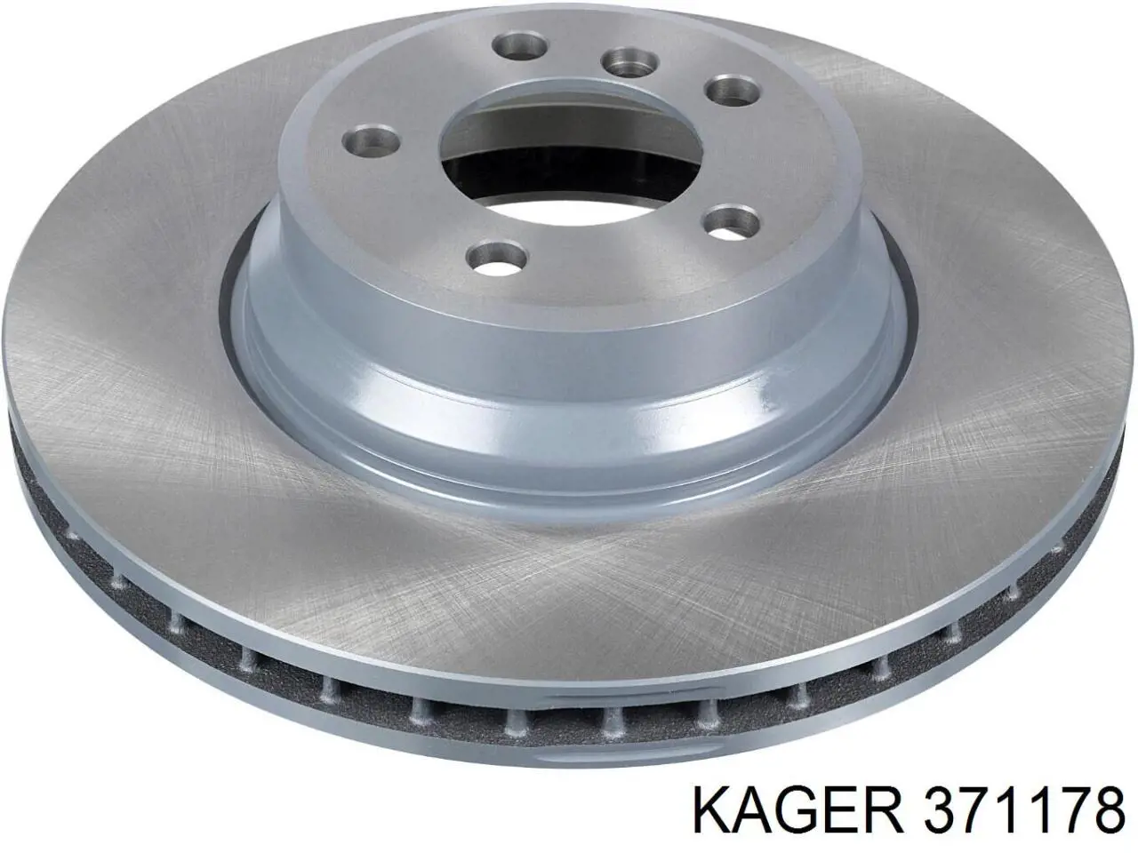 Диск тормозной передний KAGER 371178