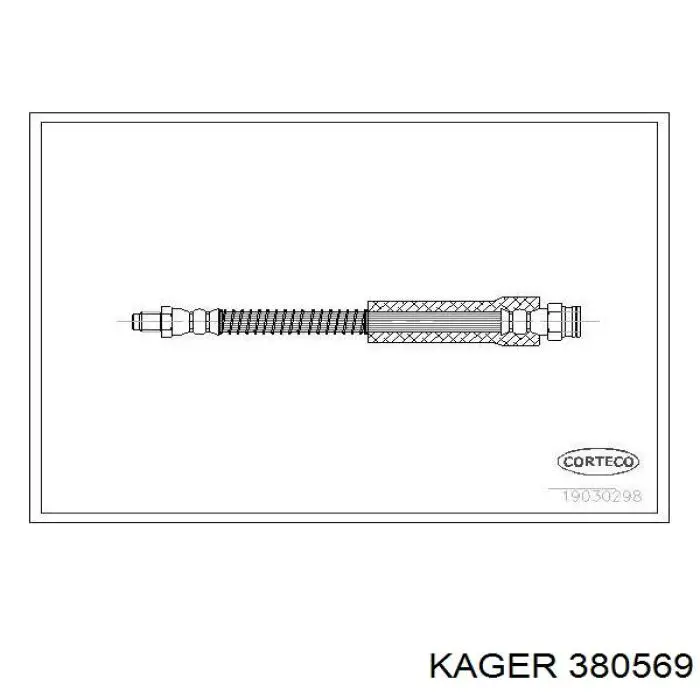 Купить SL3876 ABS Шланг тормозной передний