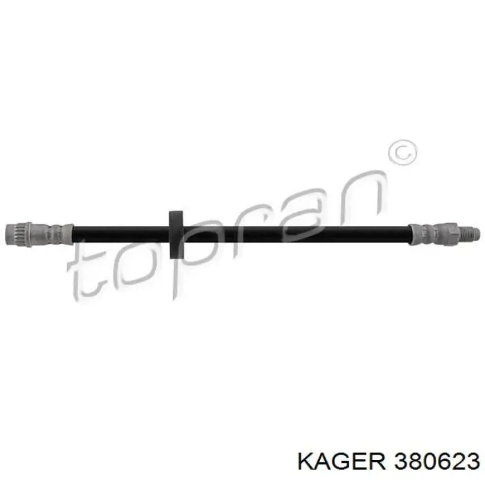 380623 Kager шланг тормозной передний