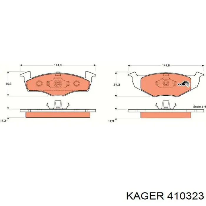  Правая рулевая тяга Kager 410323 цена, от 19.05 USD