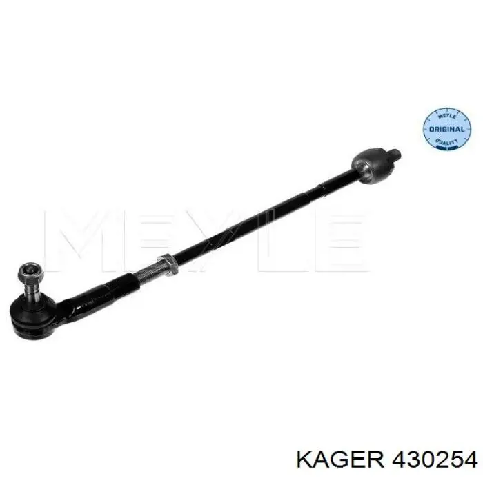 43-0254 Kager наконечник рулевой тяги внешний