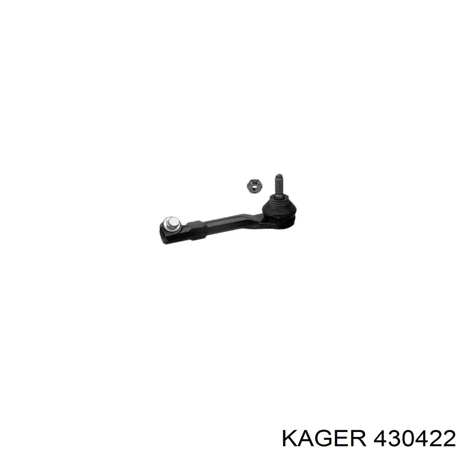 430422 Kager наконечник рулевой тяги внешний