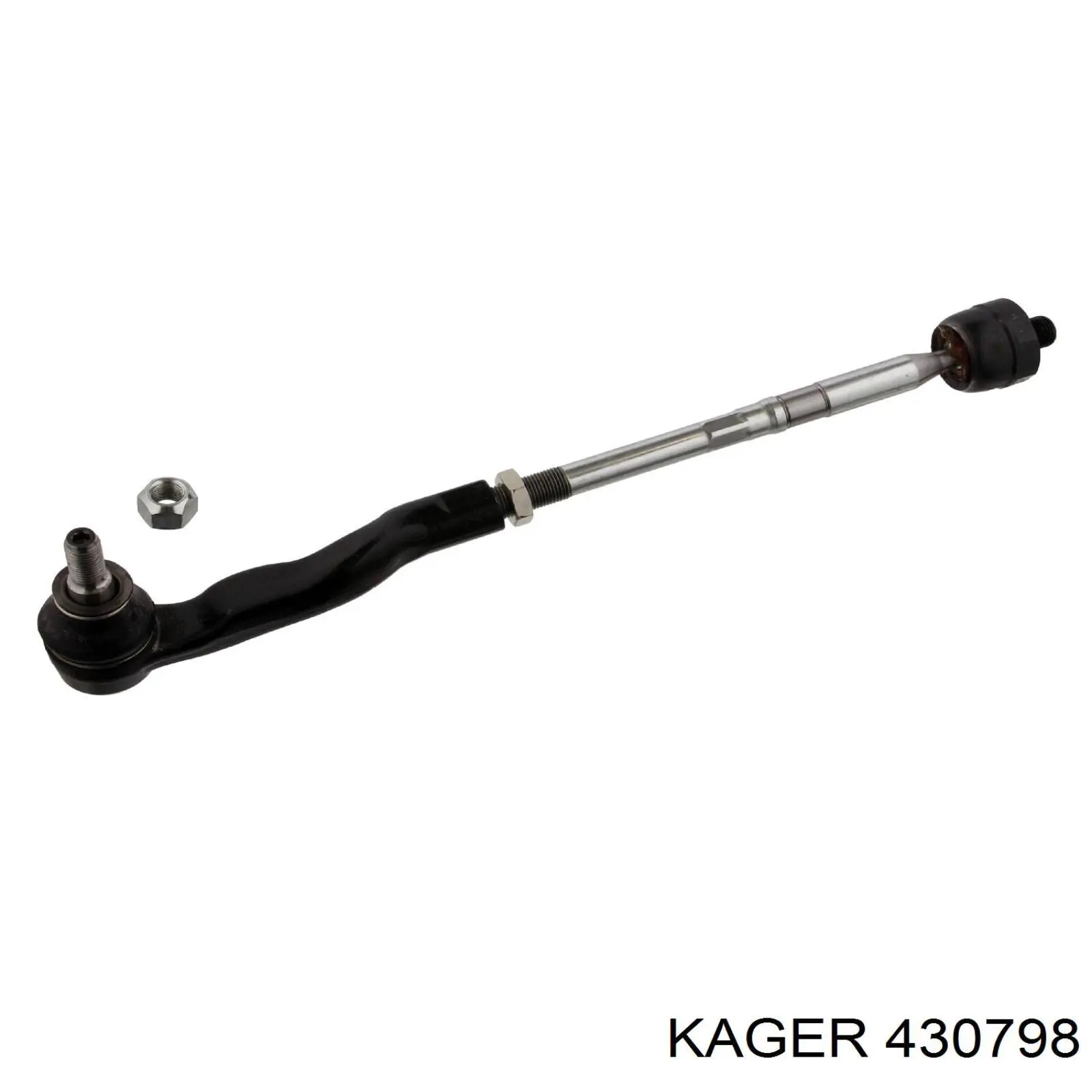 43-0798 Kager наконечник рулевой тяги внешний