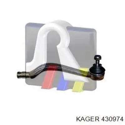 Купить 430974 Kager Наконечник рулевой тяги, внешний