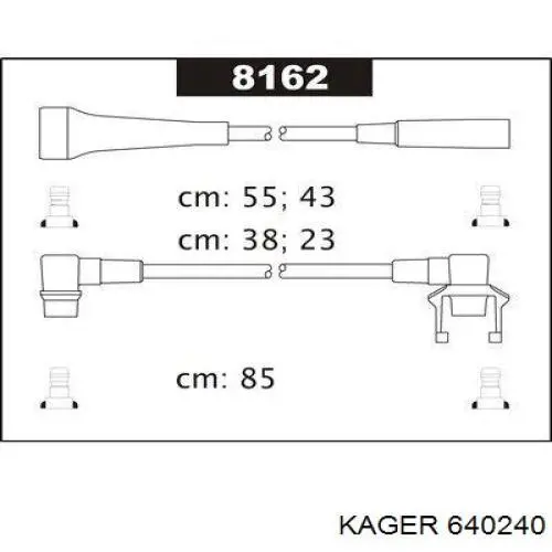 Купить 2451 Bougicord Провода высокого напряжения
