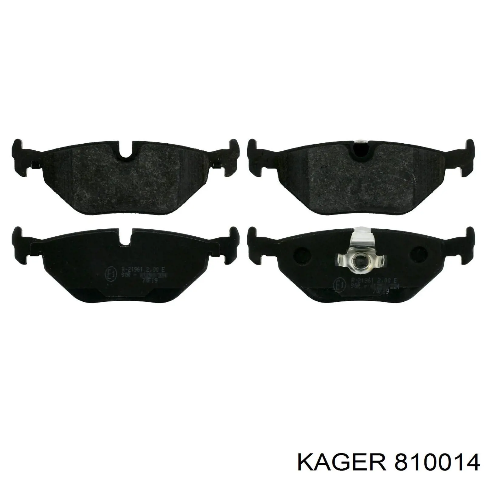 Амортизатор задний Kager 810014