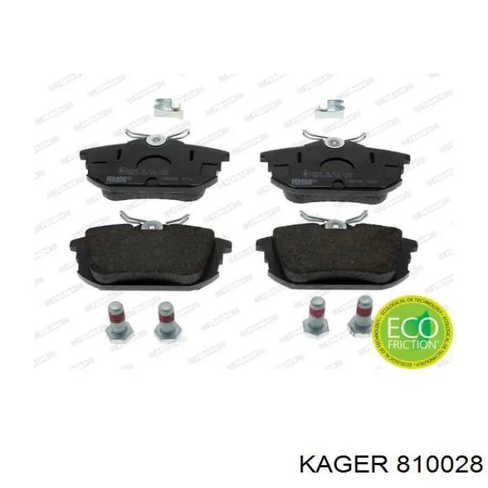 Амортизатор передний KAGER 810028
