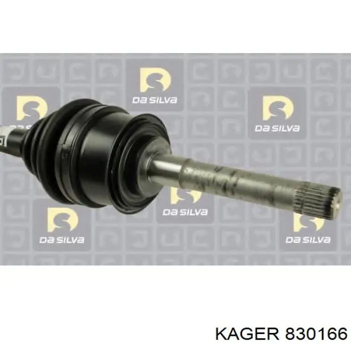830166 Kager подшипник ступицы передней