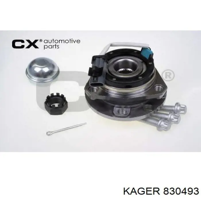 Купить 830493 Kager Задняя шпиндель