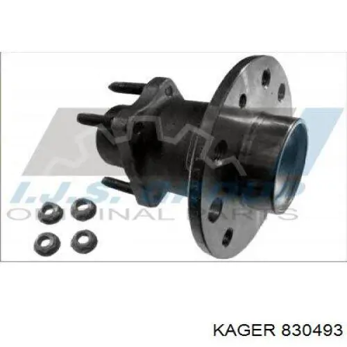 830493 Kager Ступица задняя