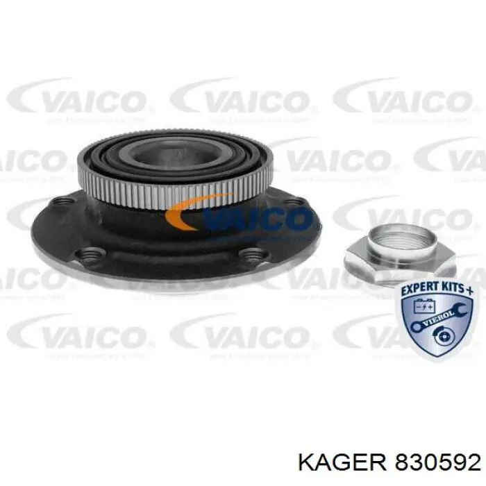 830592 Kager Ступица колеса передняя