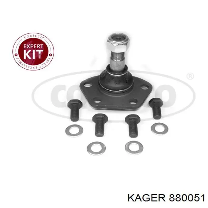 880051 Kager Палец шаровой нижний