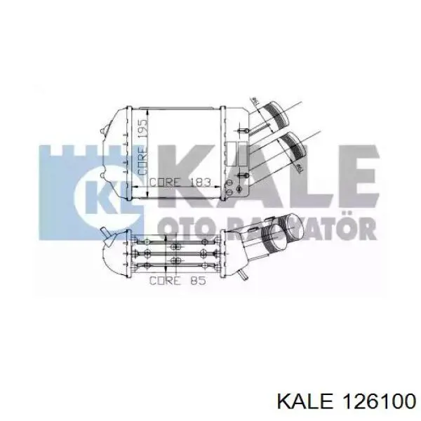 Compre 126100 Kale Radiador de intercooler