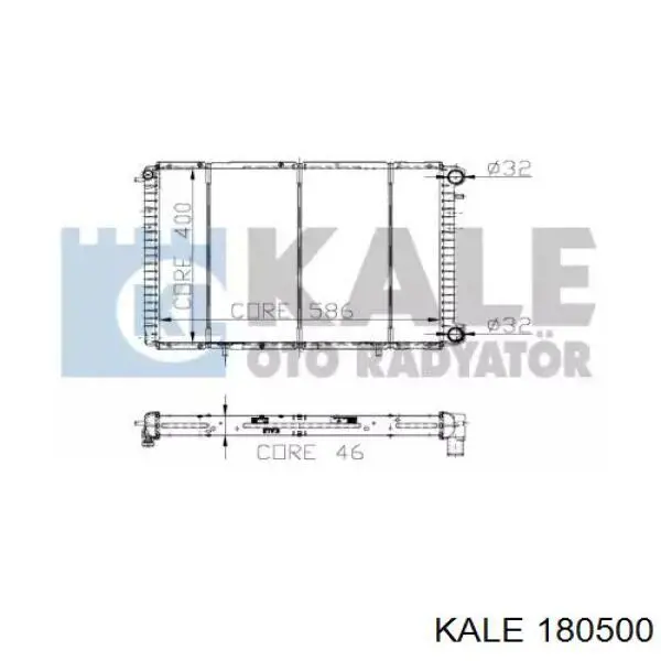 180500 Kale радиатор