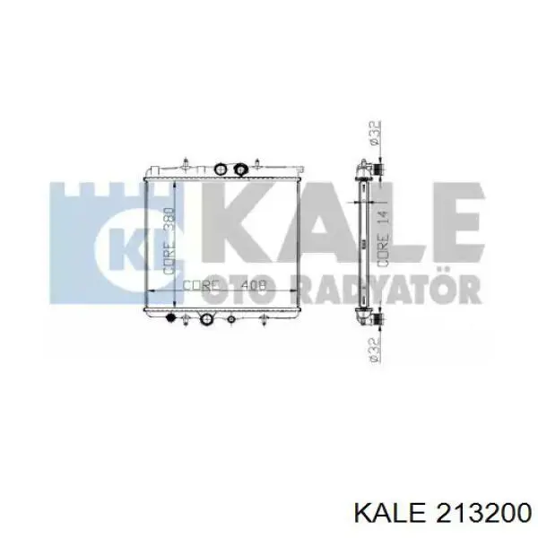 Радиатор 213200 Kale