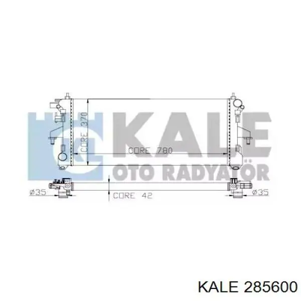 285600 Kale радиатор