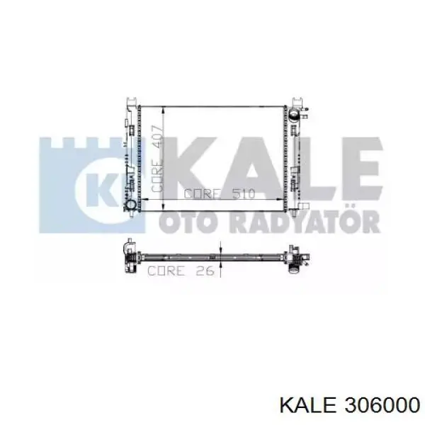 Радиатор 306000 Kale