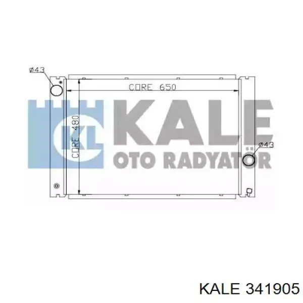 341905 Kale радиатор