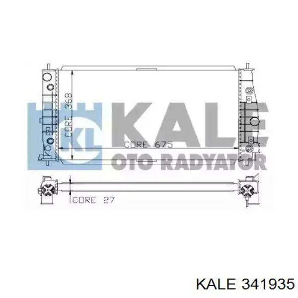 341935 Kale радиатор