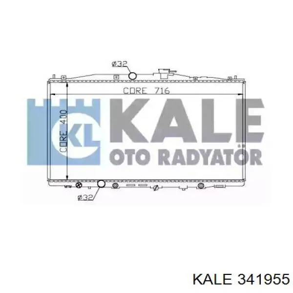 Радиатор 341955 Kale