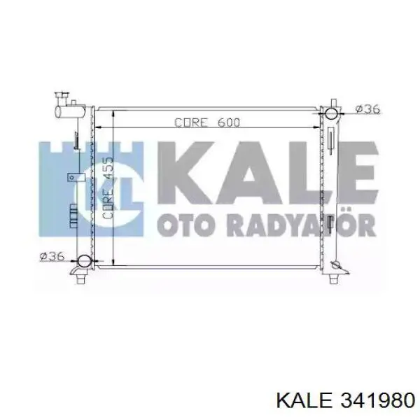 Радиатор 341980 Kale