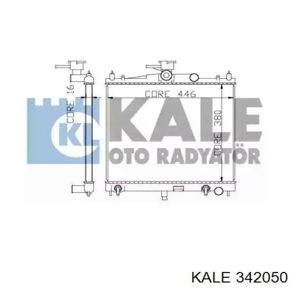 Радиатор 342050 Kale