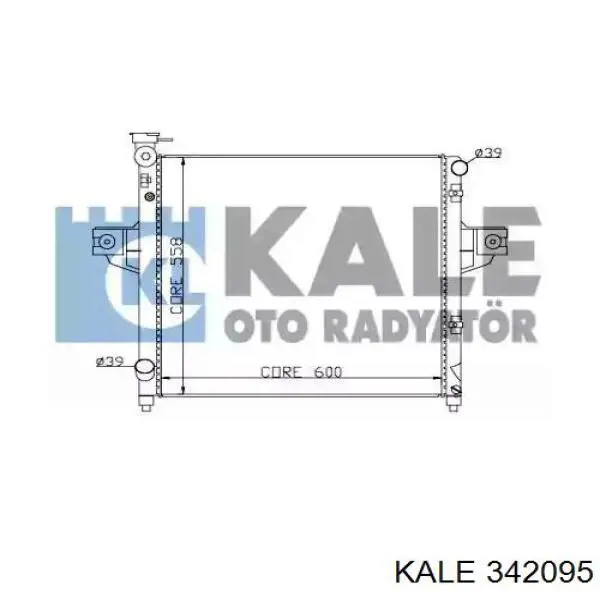 342095 Kale радиатор