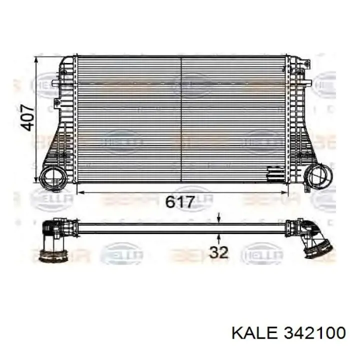 Купить 342100 Kale Интеркулер