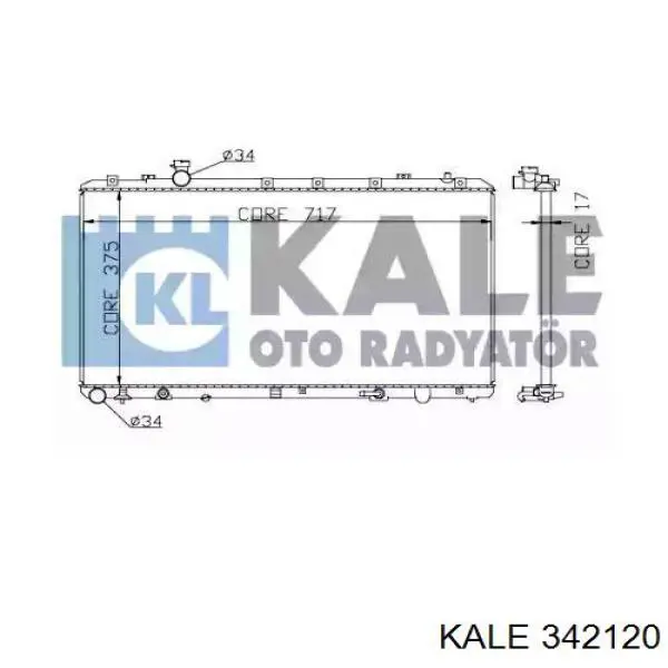 342120 Kale радиатор