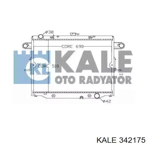 342175 Kale радиатор
