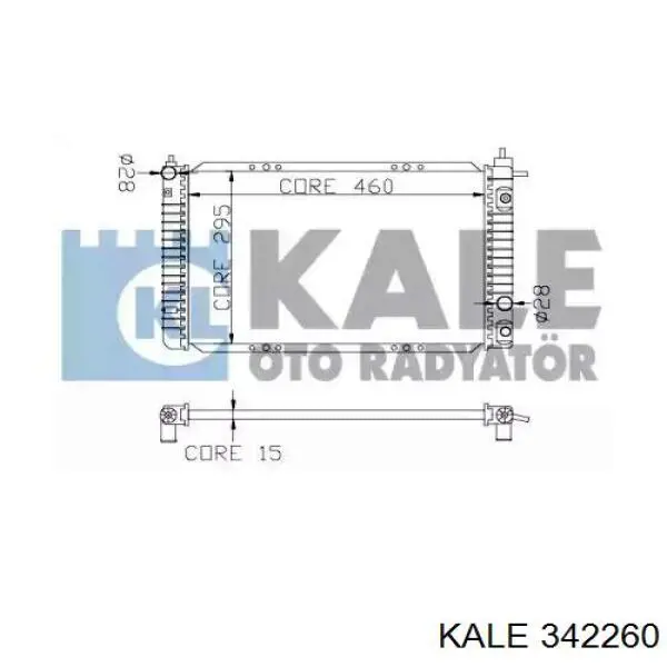 342260 Kale радиатор