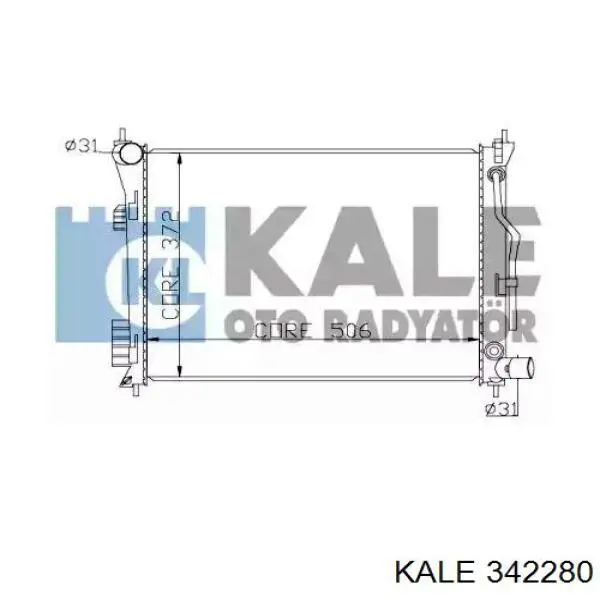 Радиатор 342280 Kale